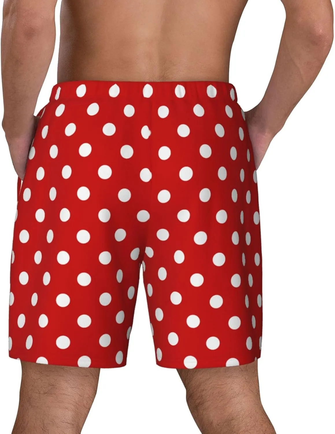 Mens Swim Trunks with Compression Liner Quick Dry Bathing Suit Stretch Swimwear Music Notes Board Shorts Beach Shorts