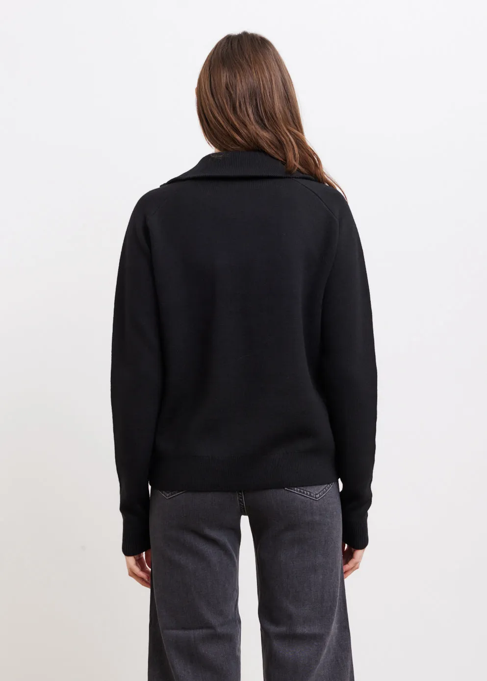 Merino Wool Zip Knit