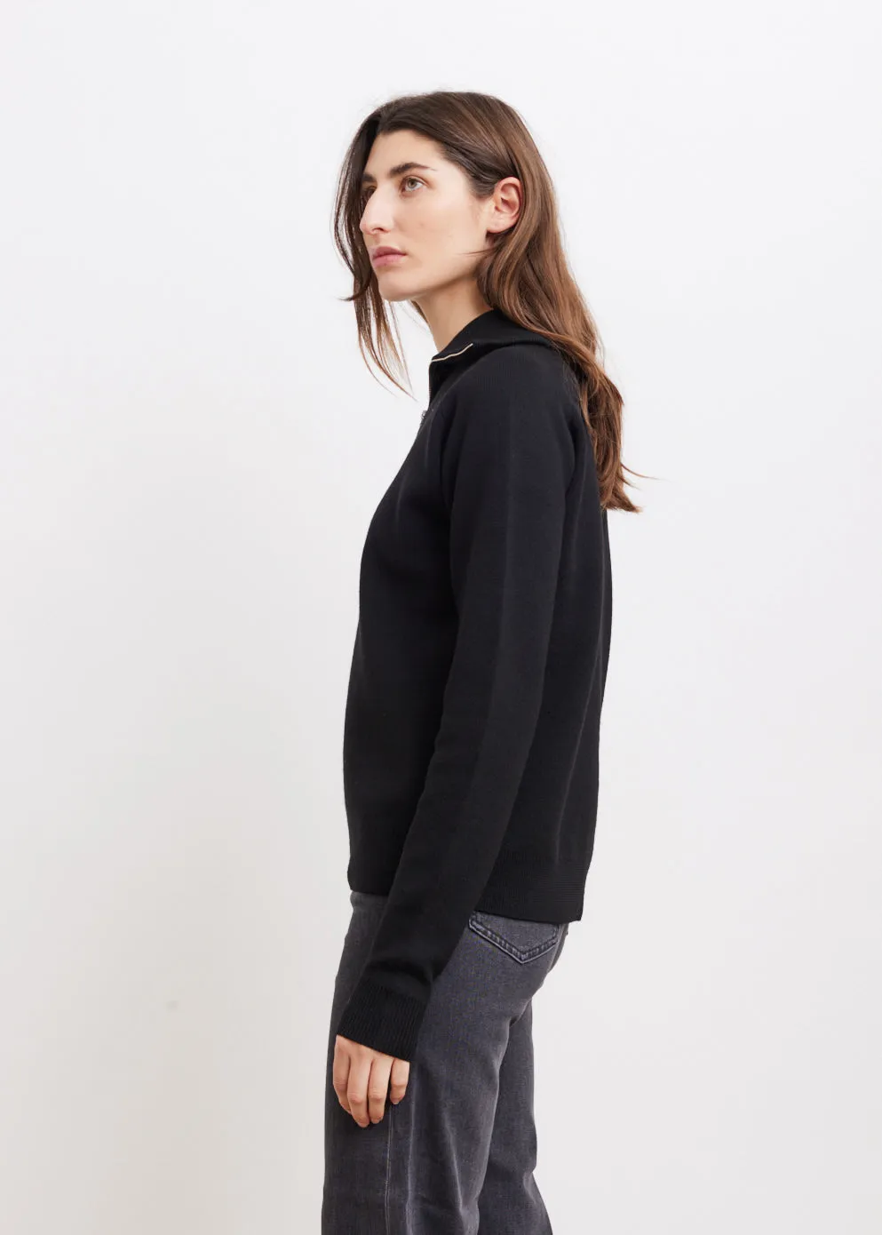 Merino Wool Zip Knit