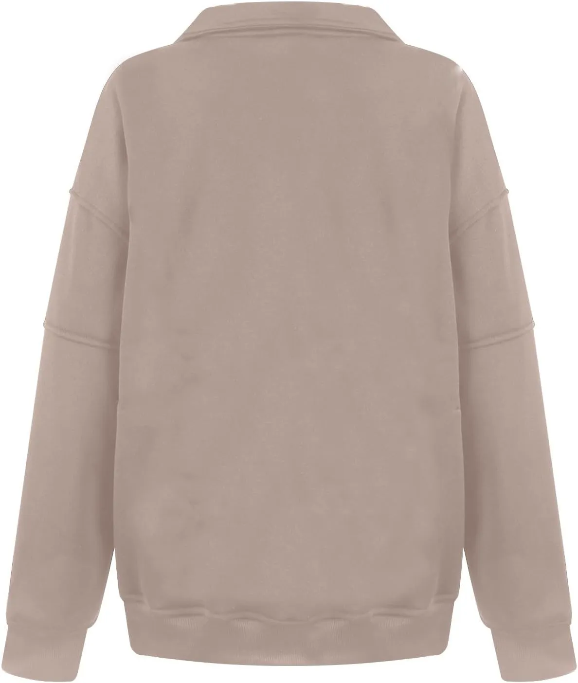 midelxp Half Zip Sweatshirt Women Fleece Oversized Hoodies Trendy Long Sleeve Quarter Zip Pullover Thumb Hole Winter Clothes