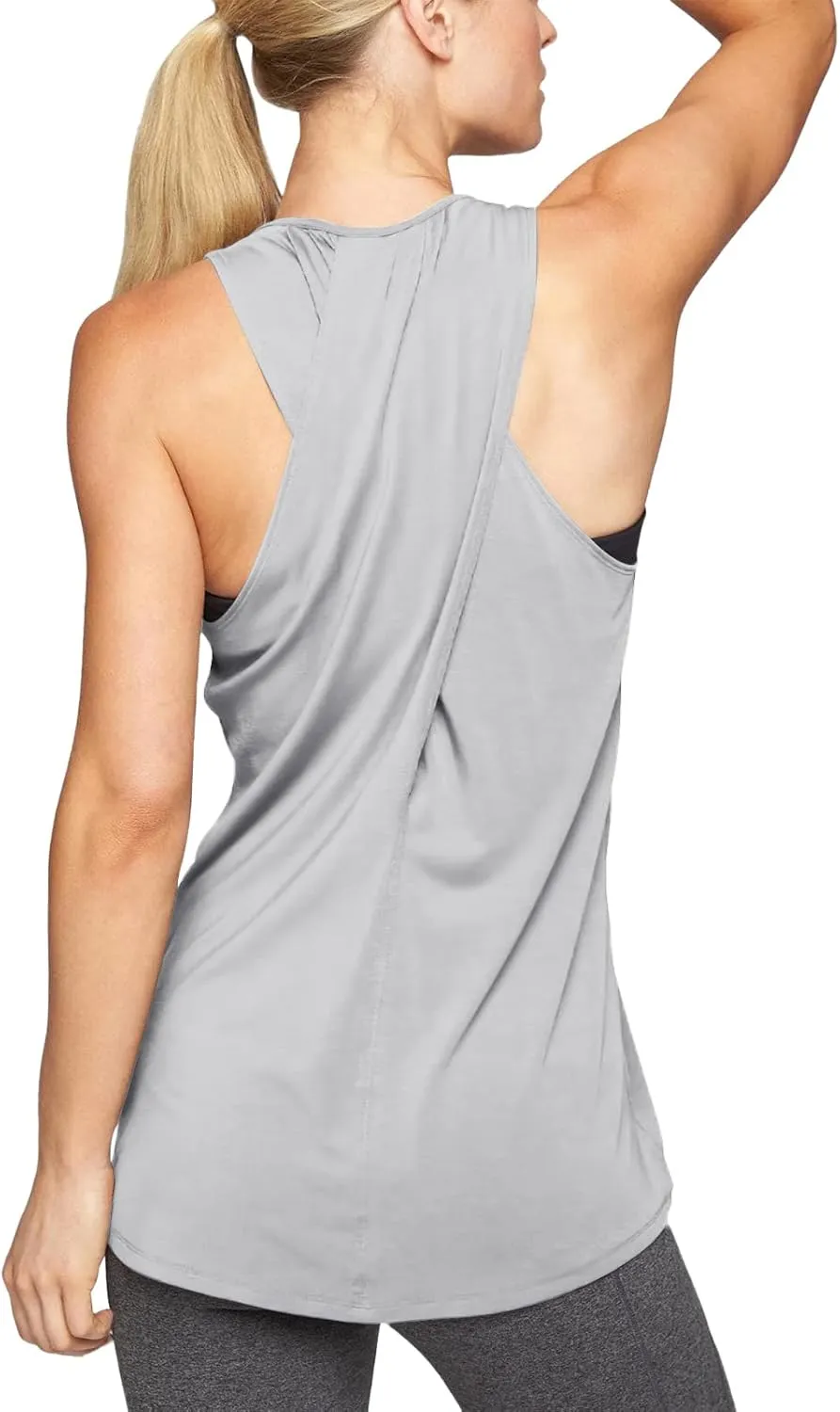 Mippo Workout Tops for Women Yoga Athletic Shirts Tank Tops Gym Summer Workout Clothes