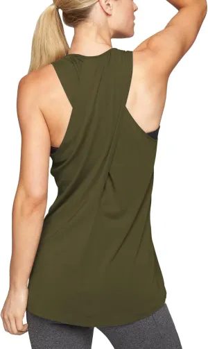 Mippo Workout Tops for Women Yoga Athletic Shirts Tank Tops Gym Summer Workout Clothes