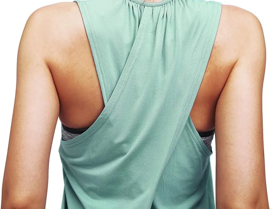 Mippo Workout Tops for Women Yoga Athletic Shirts Tank Tops Gym Summer Workout Clothes