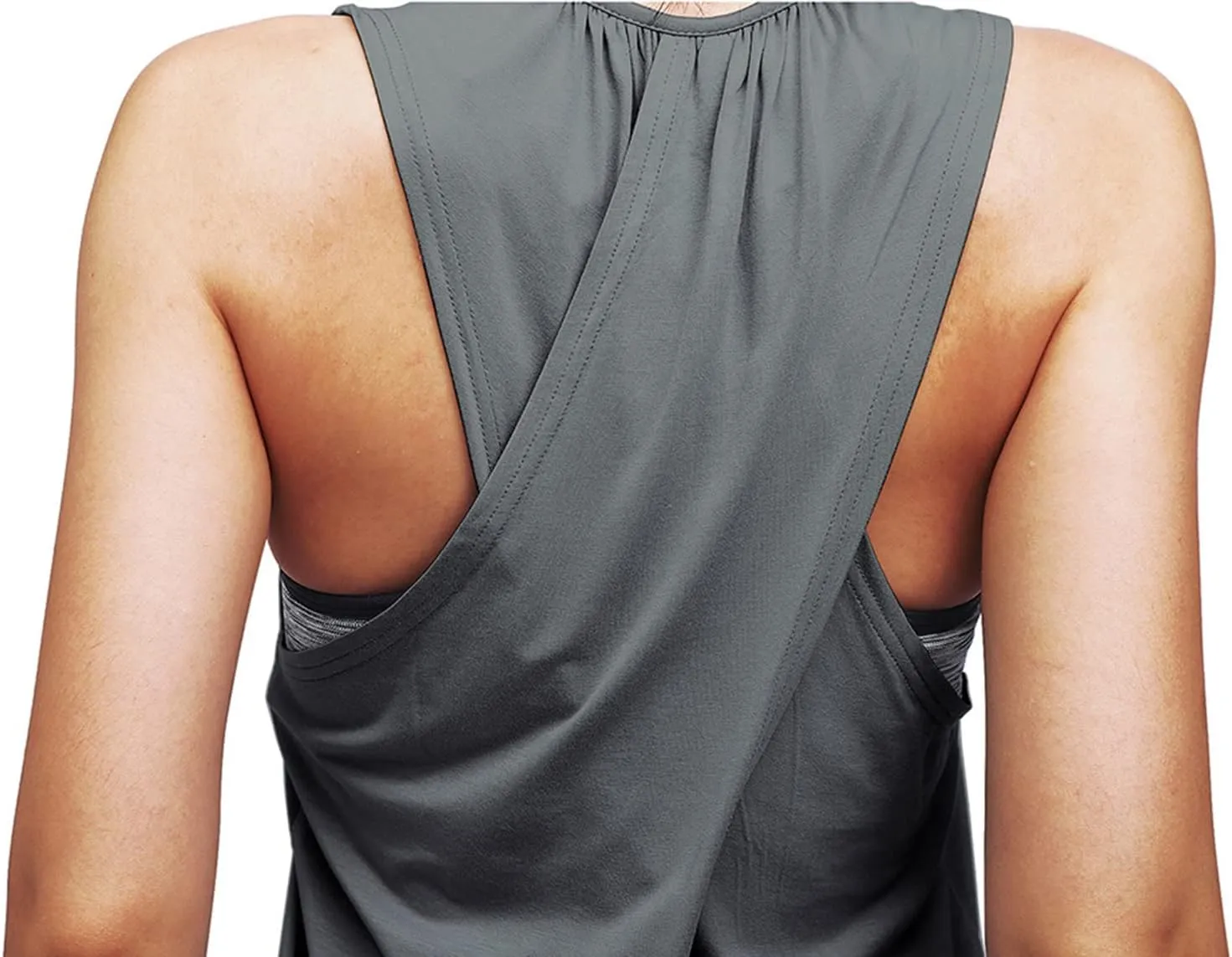Mippo Workout Tops for Women Yoga Athletic Shirts Tank Tops Gym Summer Workout Clothes