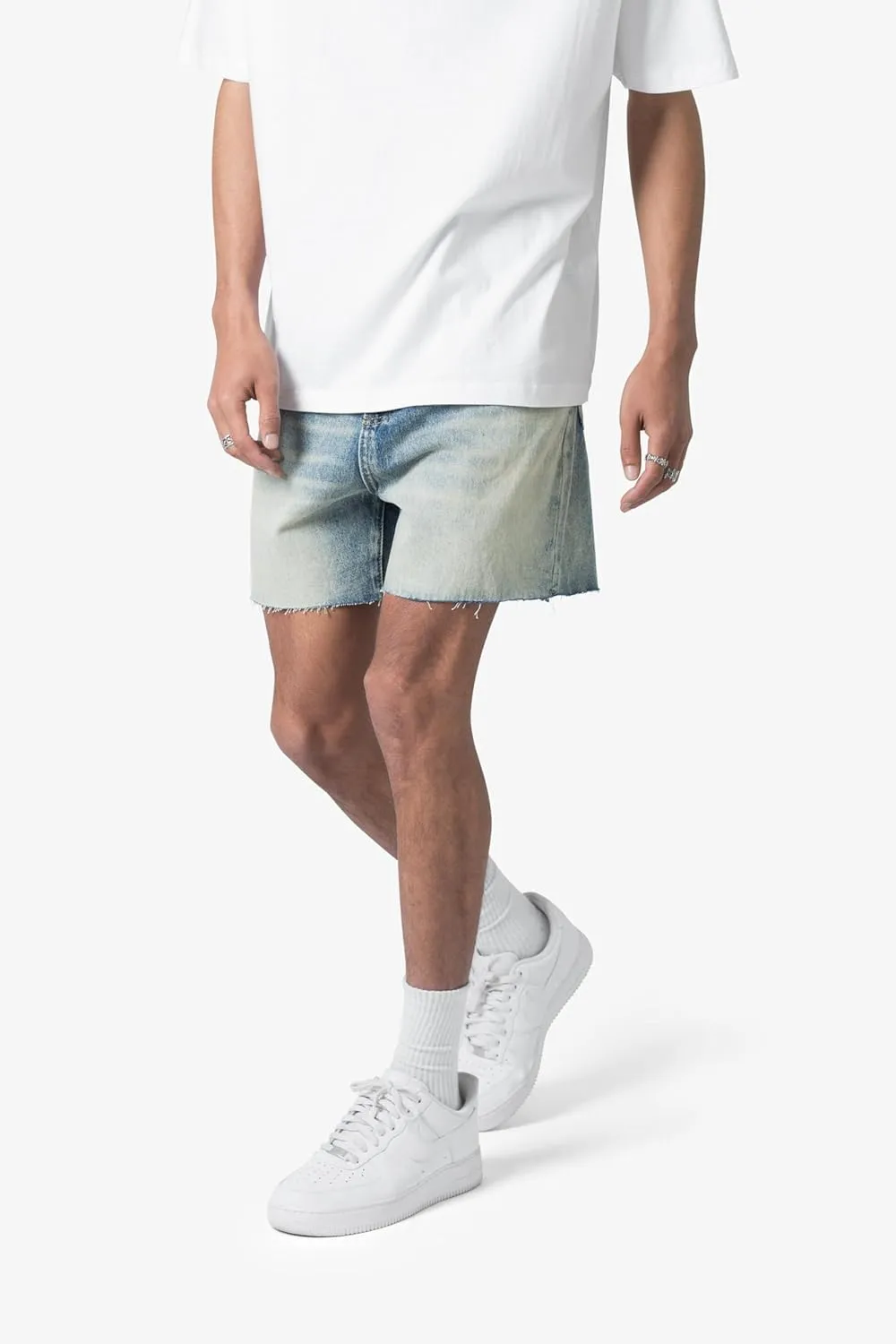 mnml Men's Cut Off Denim Shorts