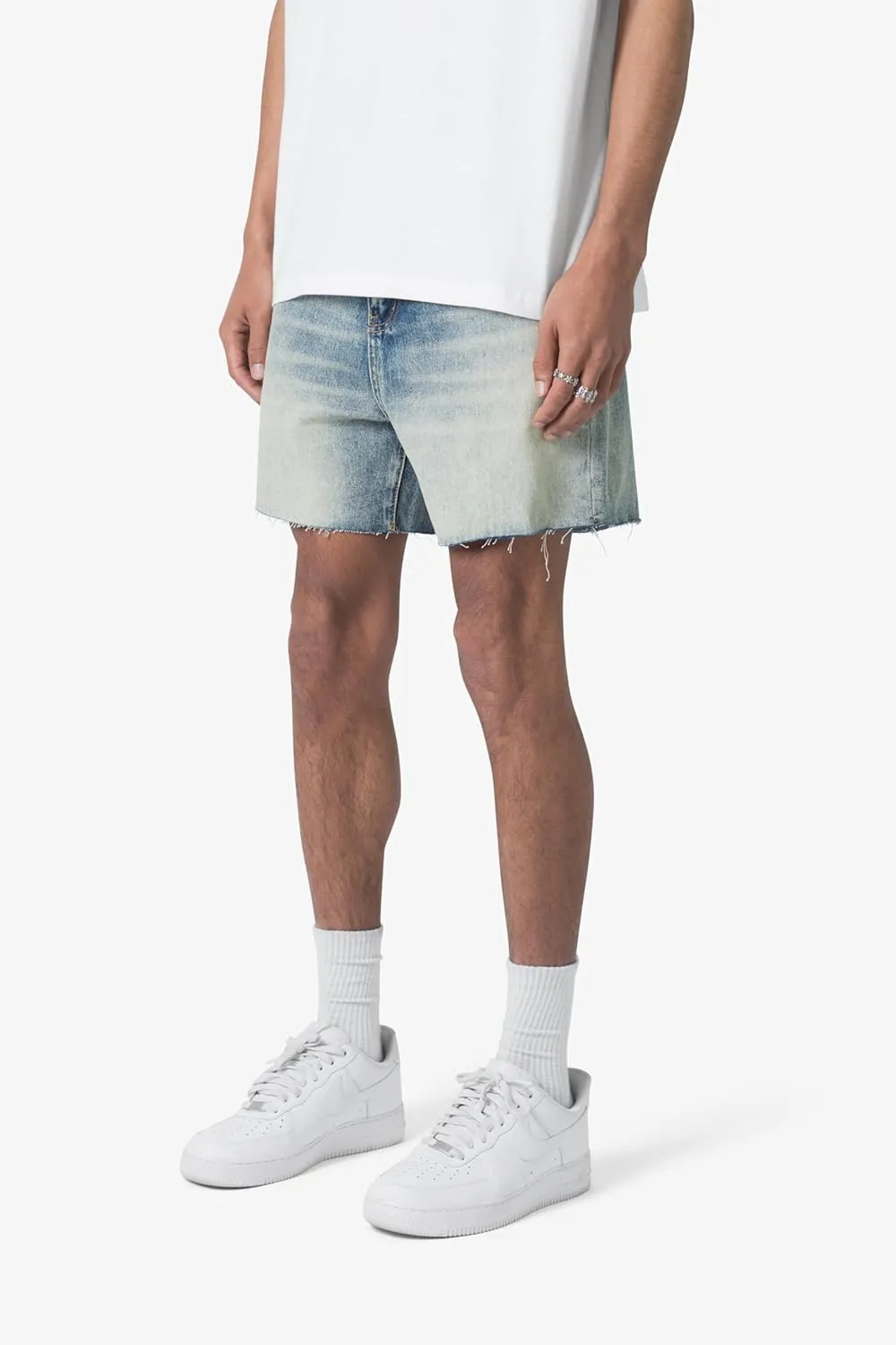 mnml Men's Cut Off Denim Shorts