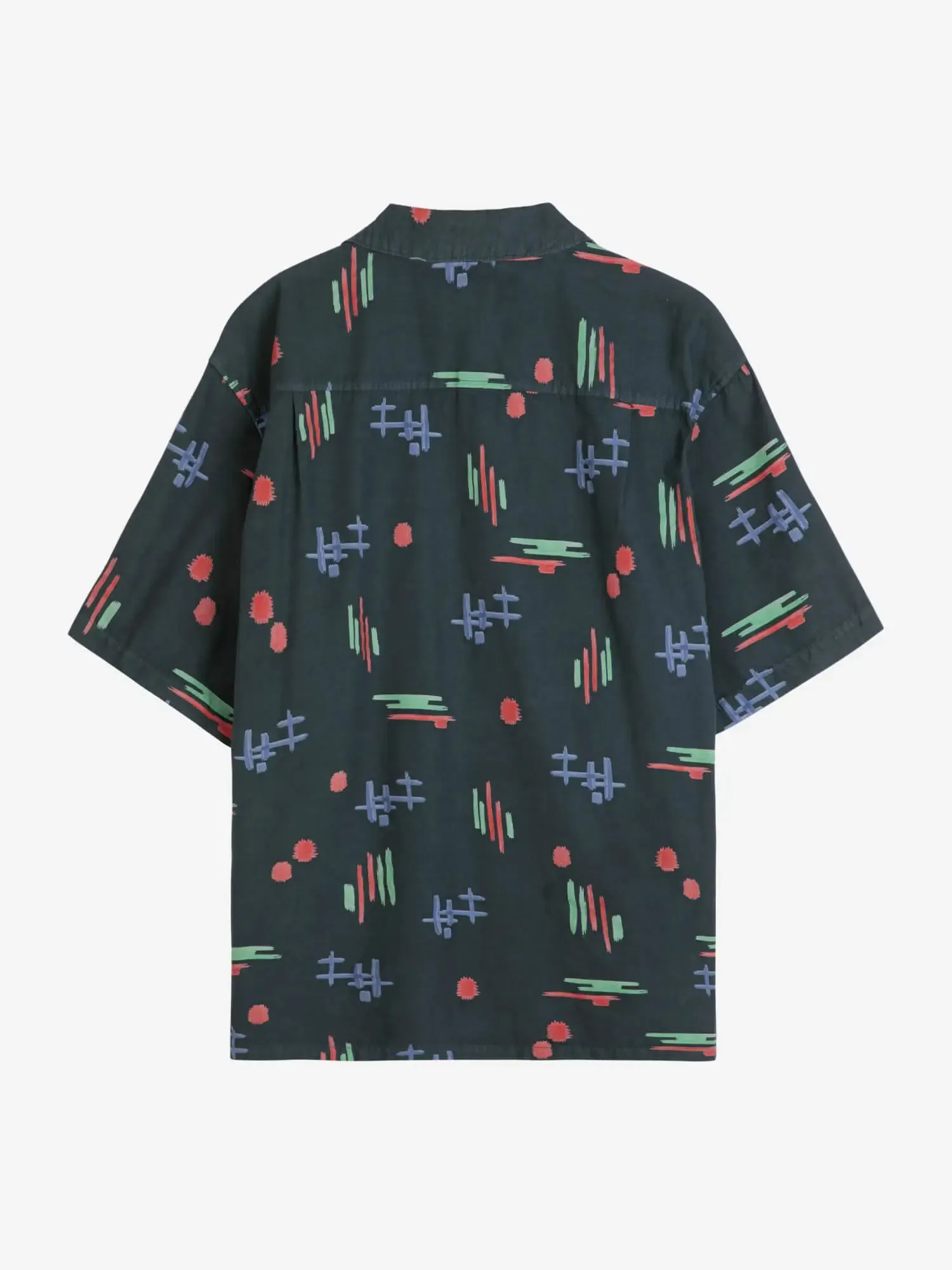 Multicolor print unisex shirt
