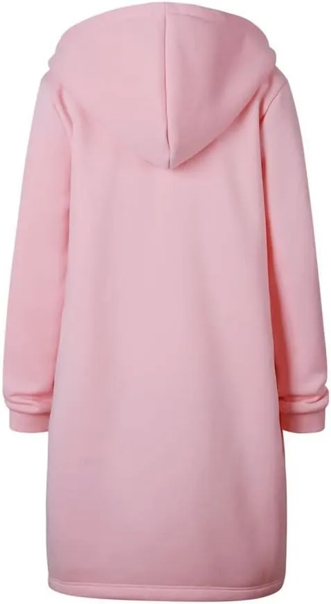 Muyise Women's 2023 Zip Up Hoodies Casual Long Sleeve Sweatshirts Winter Warm Fall Jacket Hooded Coat Outerwear with Pockets