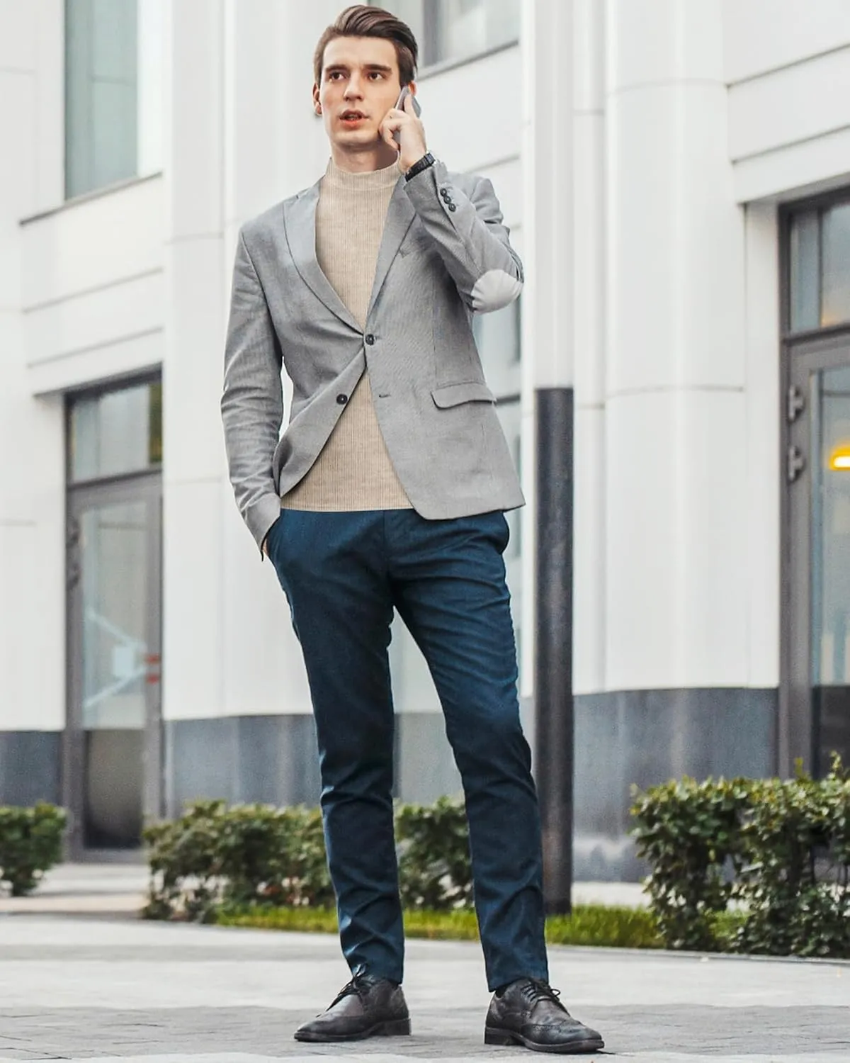 Neer 4 Pack Men's Mock Neck Shirts, Long Sleeve Turtleneck Pullover Tops Slim Fit Casual T Shirts Lightweight Basic Sweaters
