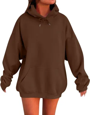 Oversized Hoodies For Women Trendy Winter Fall Outfits For Women 2024 Cute Hoodie Loose Pullover Hooded Sweatshirts
