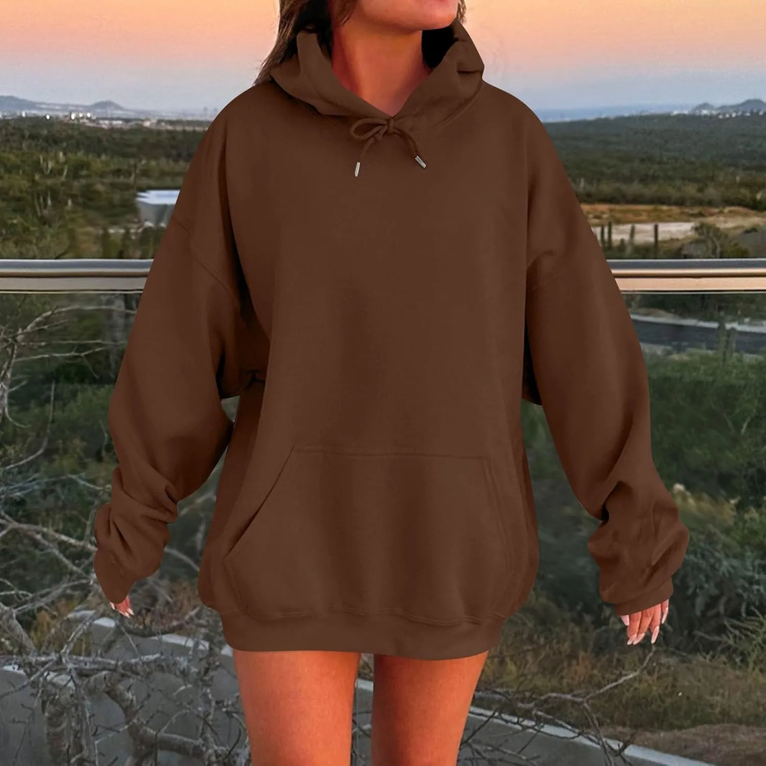 Oversized Hoodies For Women Trendy Winter Fall Outfits For Women 2024 Cute Hoodie Loose Pullover Hooded Sweatshirts