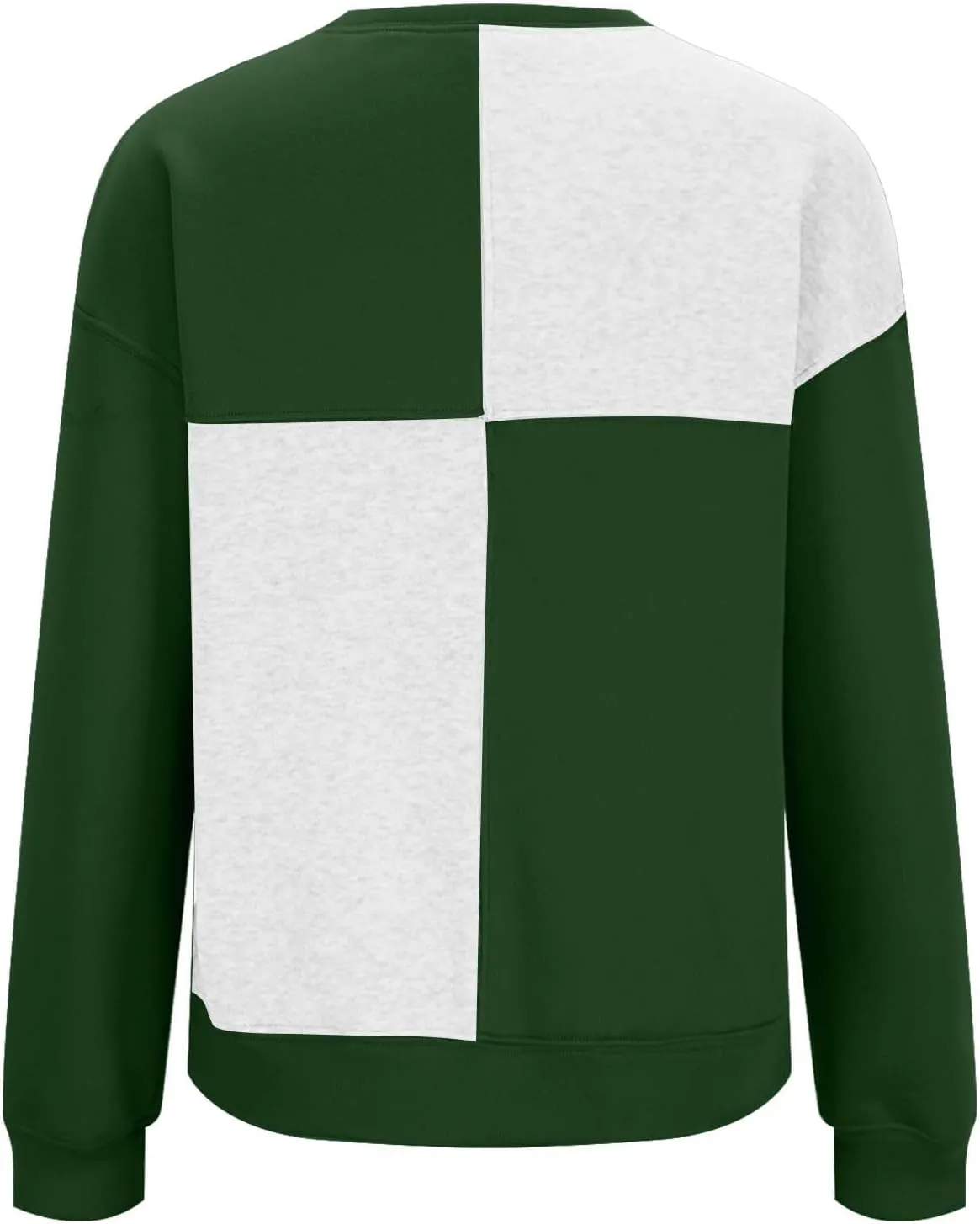 Oversized Sweatshirt For Women Cute Long Sleeve Creweck Color Block Pullover Tops Teen Girls Fall Fashion Outfits