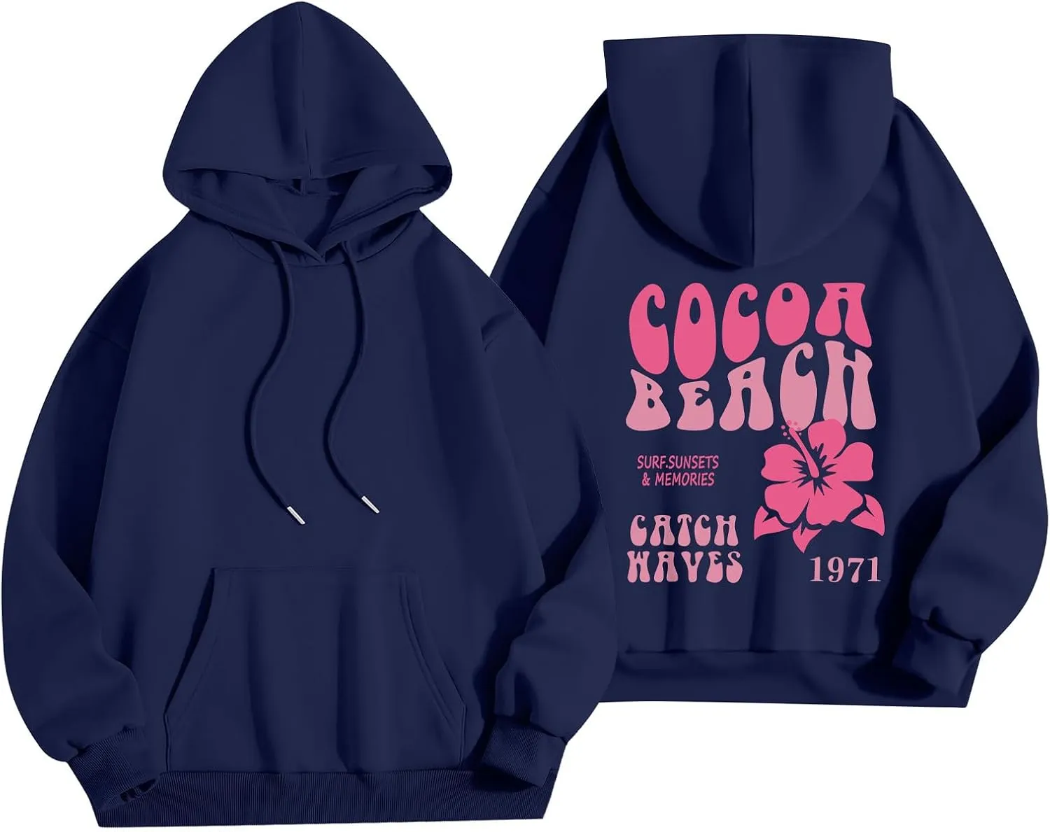 Oversized Sweatshirt For Women,Womens Trendy Letter Print Hoodies Casual Long Sleeve Hoodies With Pockets