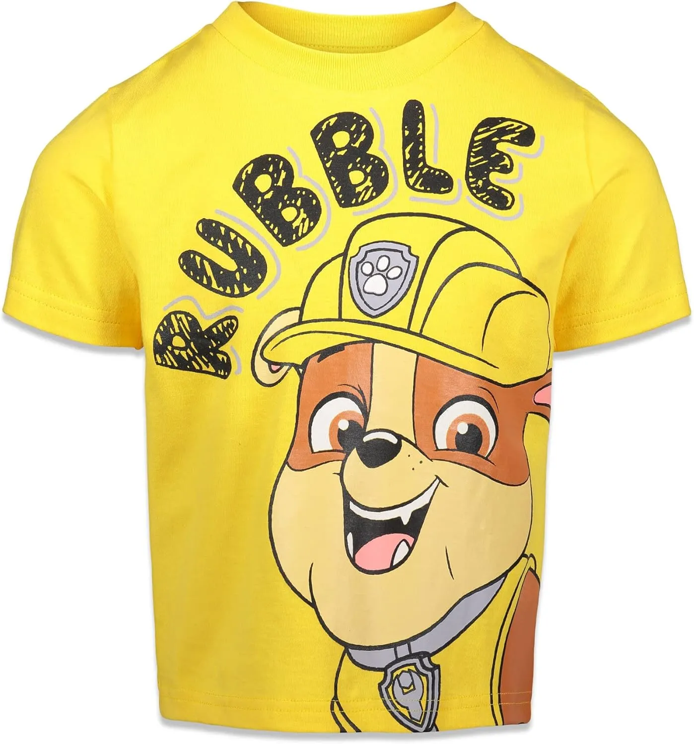 Paw Patrol Chase Marshall Rubble Rocky 4 Pack Graphic T-Shirts Toddler to Big Kid
