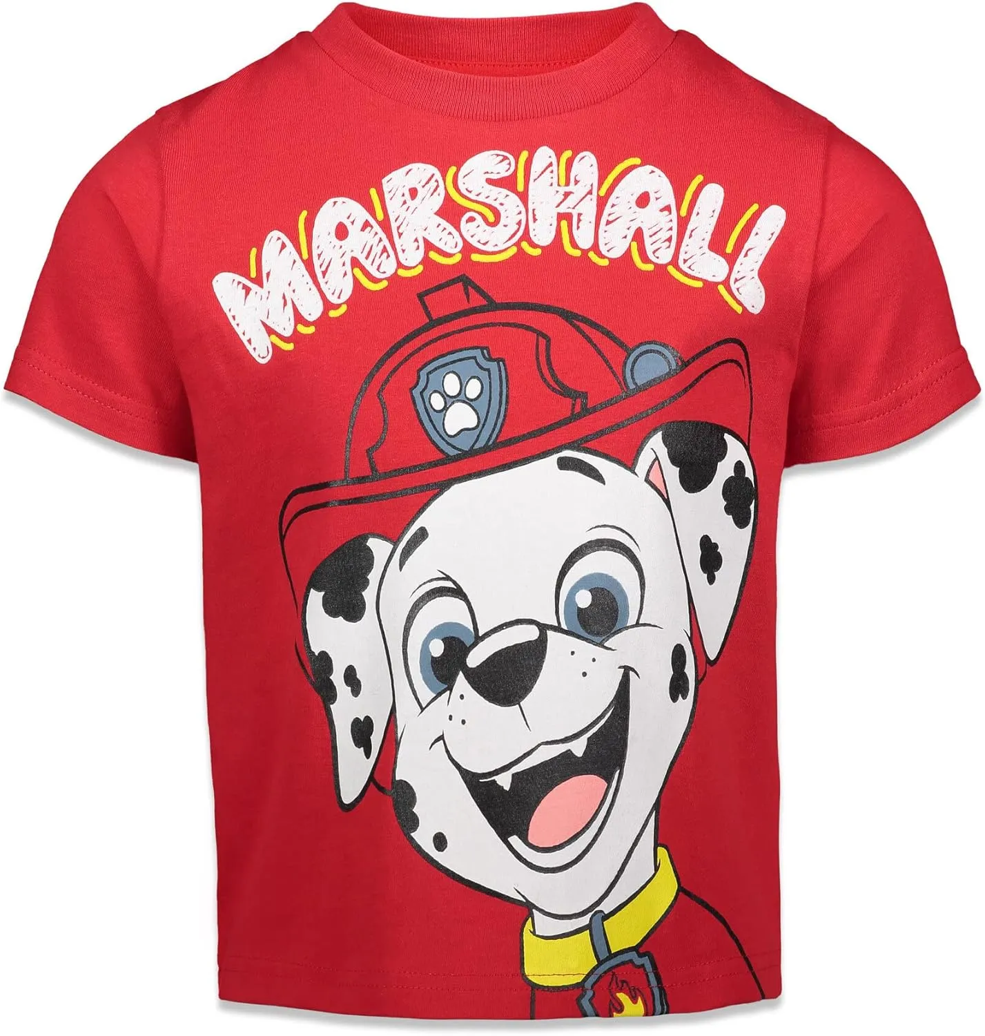 Paw Patrol Chase Marshall Rubble Rocky 4 Pack Graphic T-Shirts Toddler to Big Kid