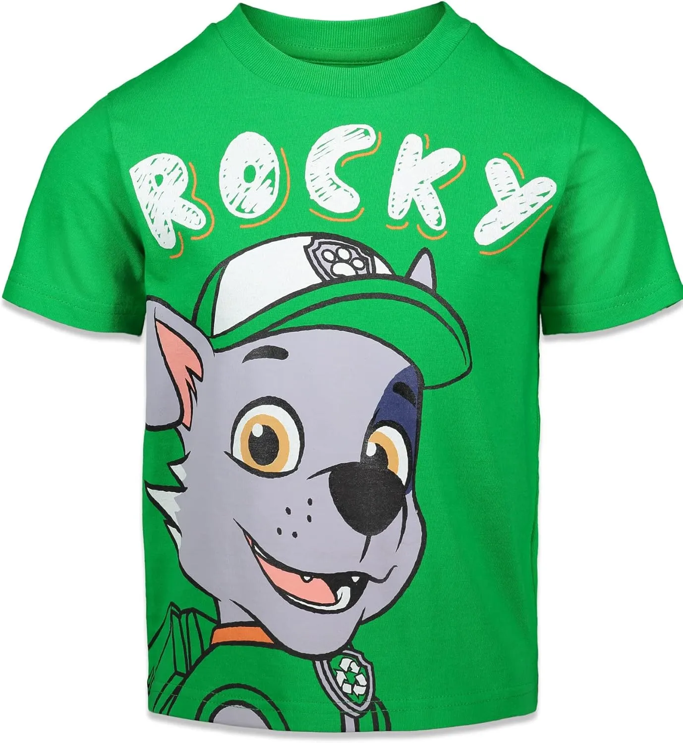 Paw Patrol Chase Marshall Rubble Rocky 4 Pack Graphic T-Shirts Toddler to Big Kid