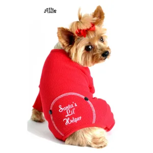 "SANTA'S LIL HELPERS"  DOG PAJAMAS