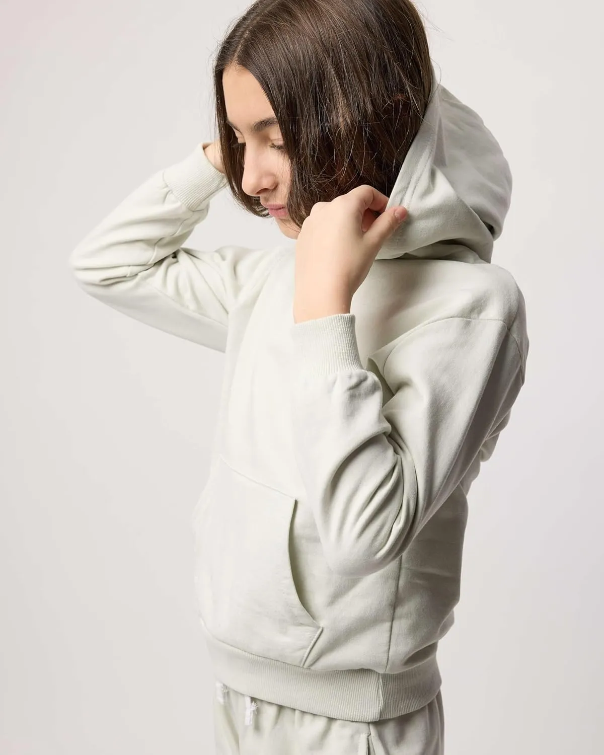 Real Essentials 3 Pack: Girls' Soft Brushed Fleece Pullover Hoodie Sweatshirt With Kangaroo Pocket (Ages 7-16)