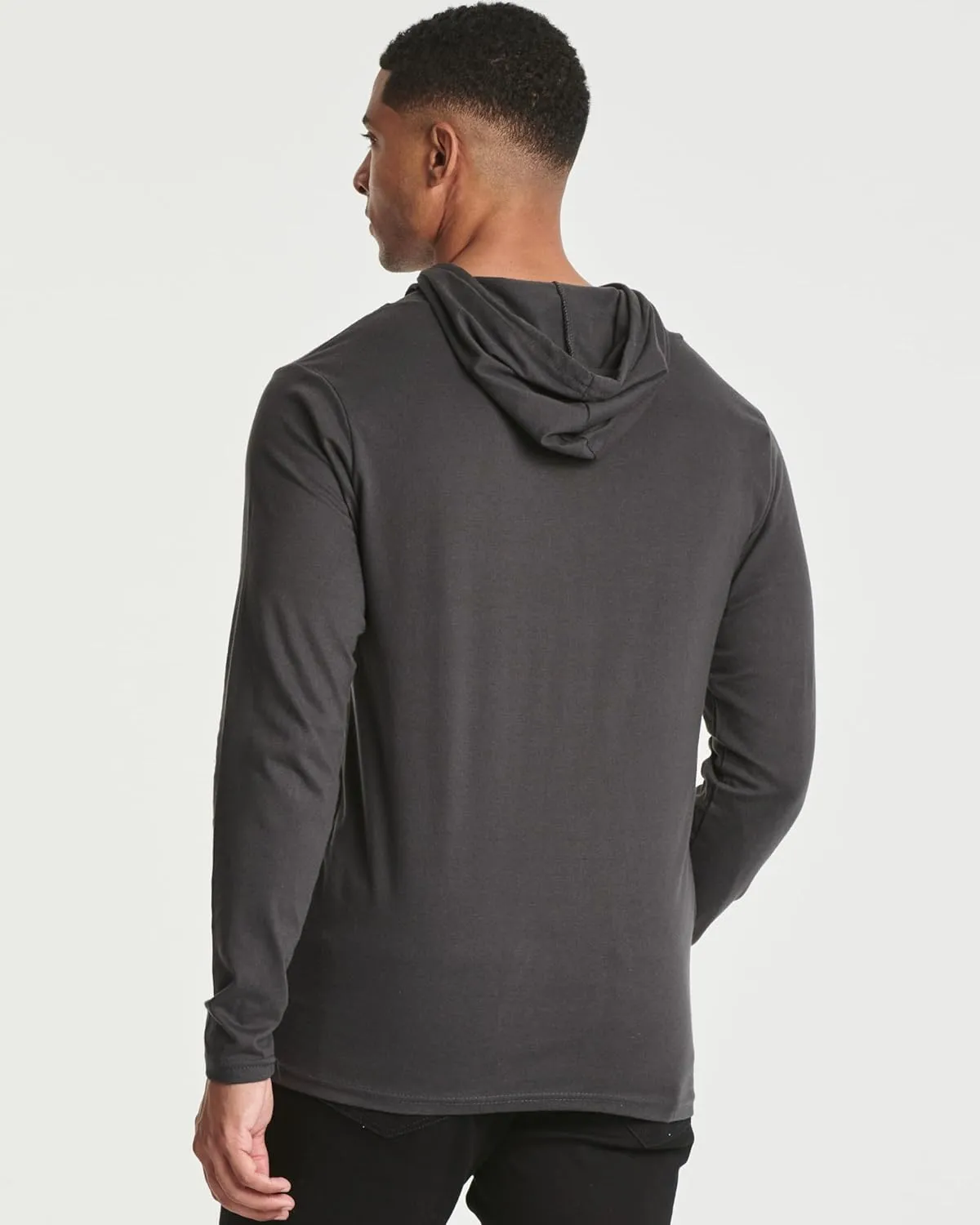 Real Essentials 3 Pack: Men's Cotton Lightweight Casual Pullover Drawstring Hoodie With Pocket (Available In Big & Tall)