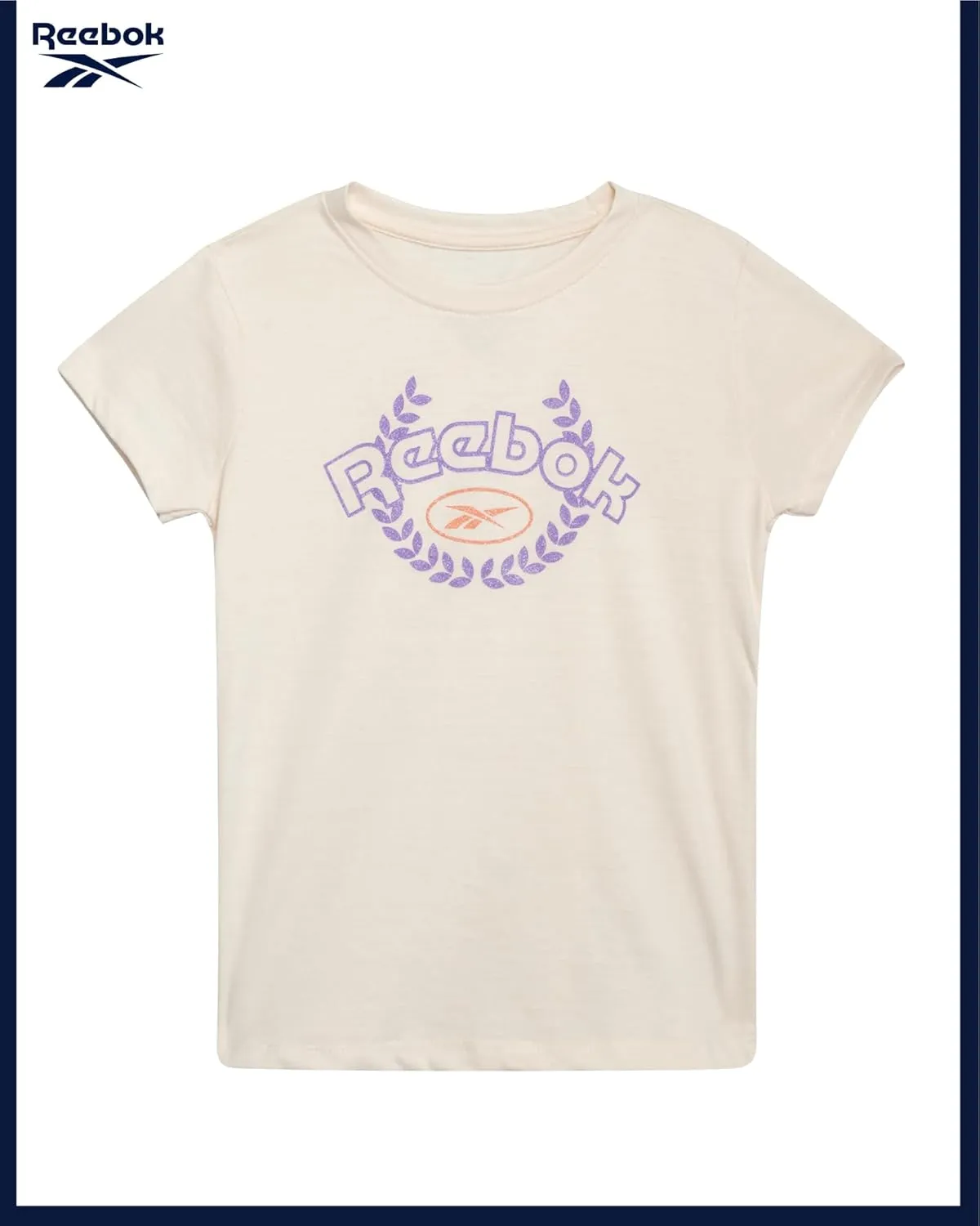 Reebok Girls' Activewear Set - 3 Piece Stylish Graphic T-Shirt, Fleece Pullover Hoodie, and Jogger Sweatpants (Size: 4-12)