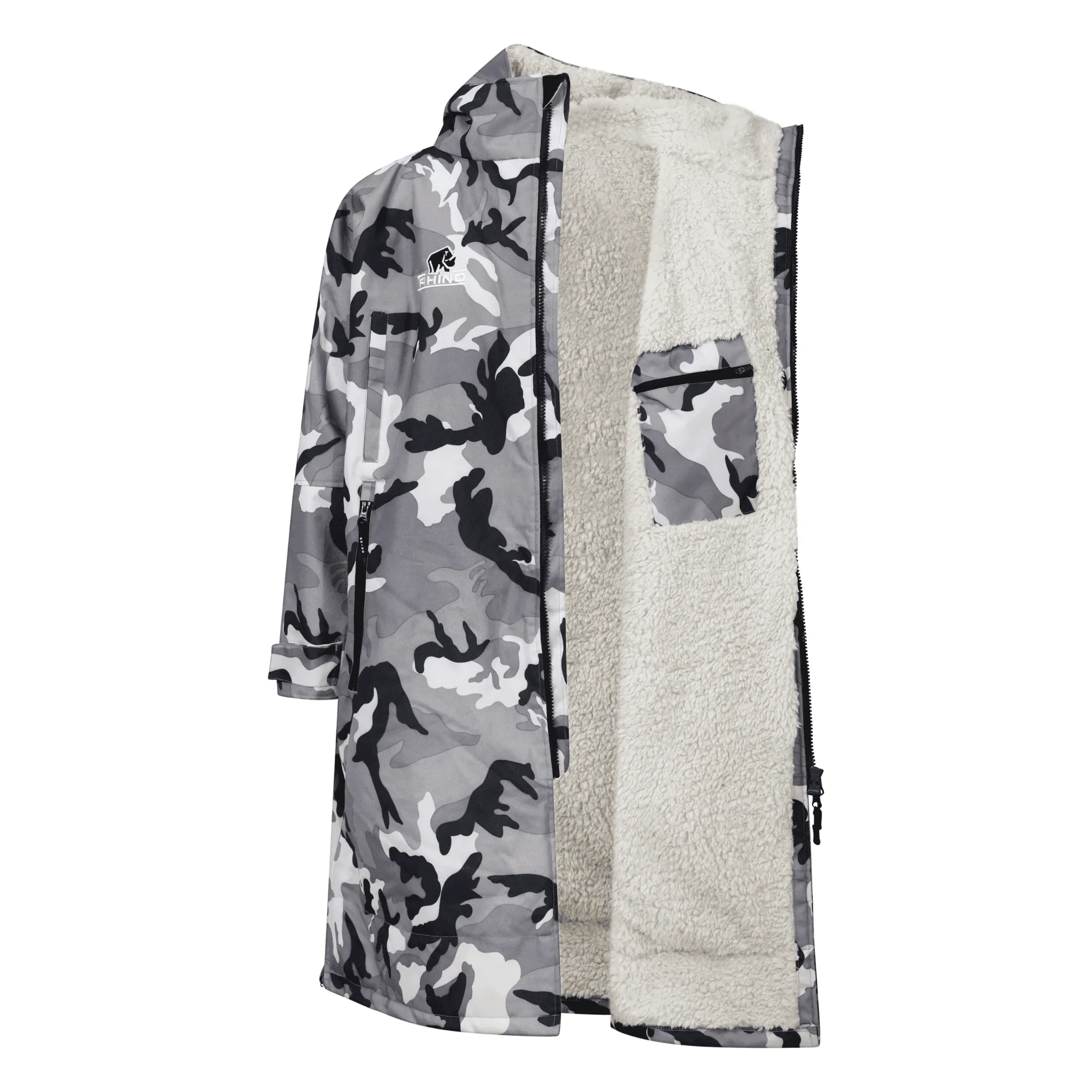 Rhino Camo Sherpa Robe Adult