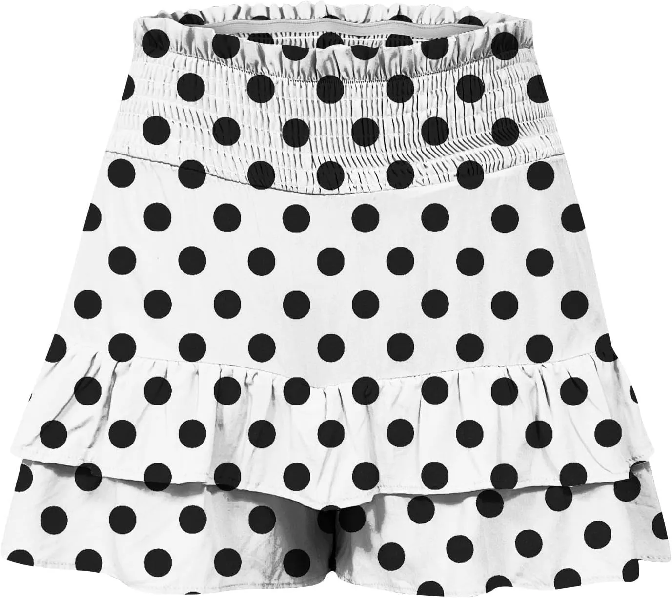 Shorts for Women High Waisted Floral Ruffled Flowy Skorts Flared Mini Skirts Teen Gilrs Summer Casual Clothes