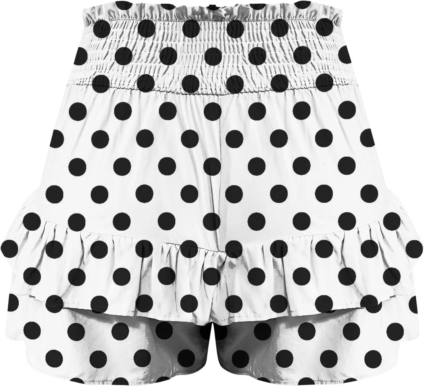Shorts for Women High Waisted Floral Ruffled Flowy Skorts Flared Mini Skirts Teen Gilrs Summer Casual Clothes