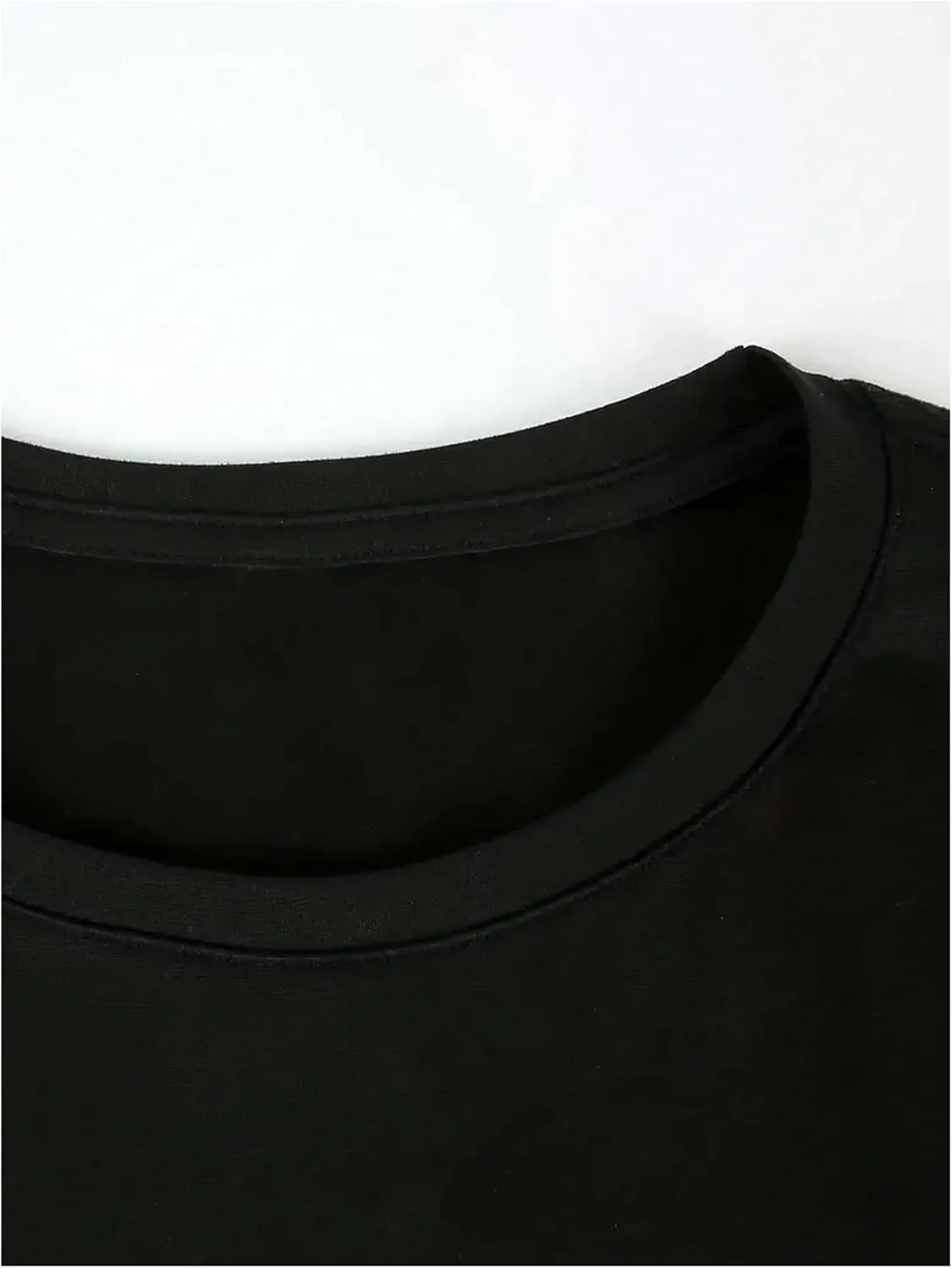 SOLY HUX Men's Color Block Letter Graphic Tops Short Sleeve T Shirt Summer Tee Top