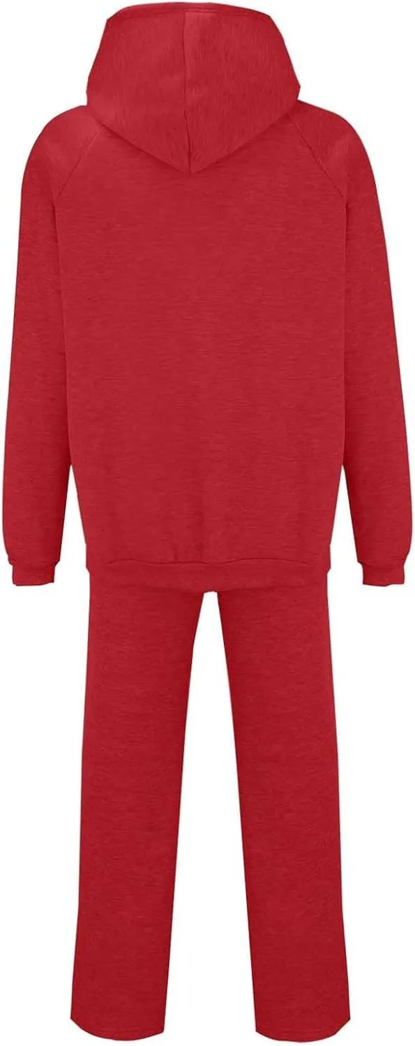 Sweat Suits for Men Set 2 Pcs Hoodies Jogger Sets Sweatsuits Two Piece Casual Fleece Pullover Hoodie and Sweatpants