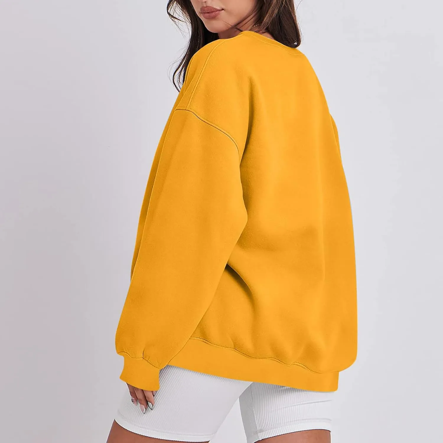 Sweatshirt For Womens Fashion 2023 Oversized Long Sleeve Crewneck Hoodie Sweatshirts Pullover Tops Fall Outfits