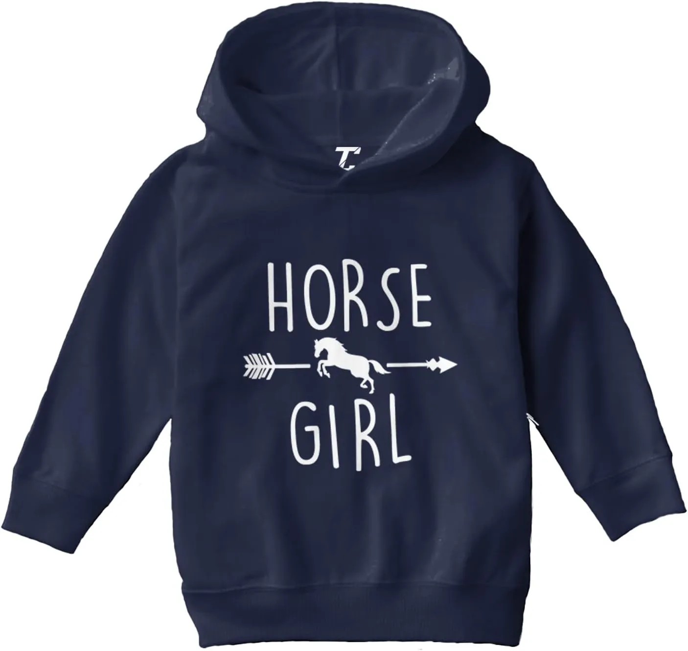 Tcombo Horse Girl - Equestrian Pony Rider Toddler/Youth Fleece Hoodie