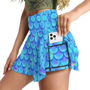 Tennis Skirt for Women with Pockets Inner Shorts, High Waisted Athletic Golf Skorts for Running Workout Sports