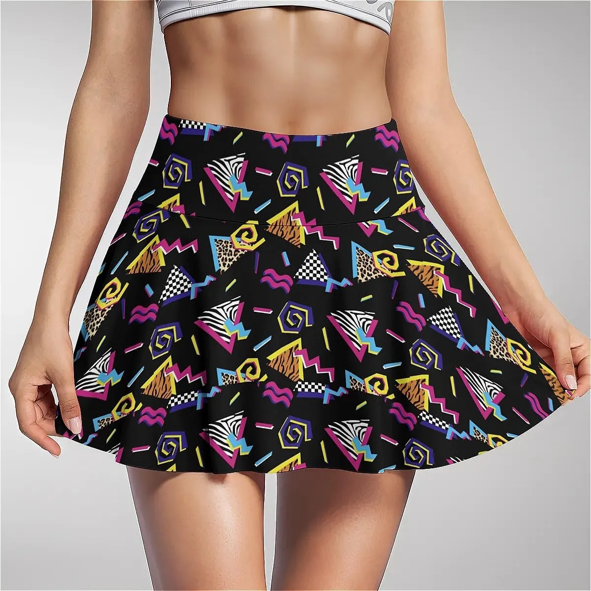 Tennis Skirt for Women with Pockets Inner Shorts, High Waisted Athletic Golf Skorts for Running Workout Sports