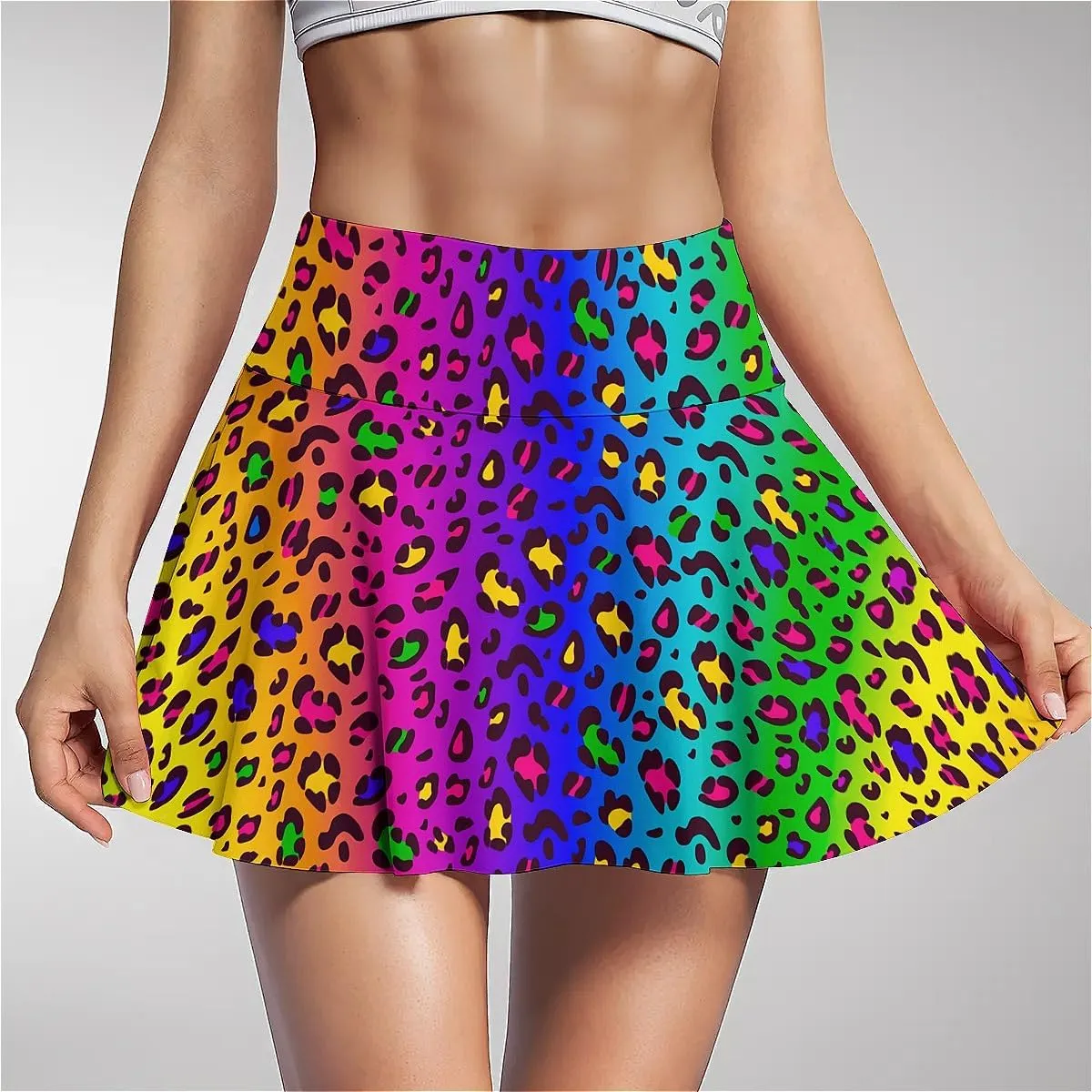 Tennis Skirt for Women with Pockets Inner Shorts, High Waisted Athletic Golf Skorts for Running Workout Sports