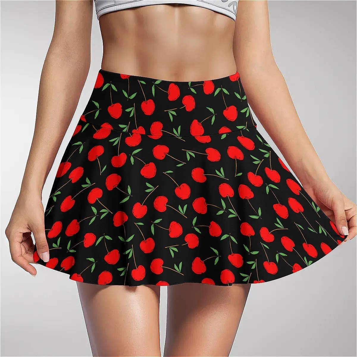 Tennis Skirt for Women with Pockets Inner Shorts, High Waisted Athletic Golf Skorts for Running Workout Sports