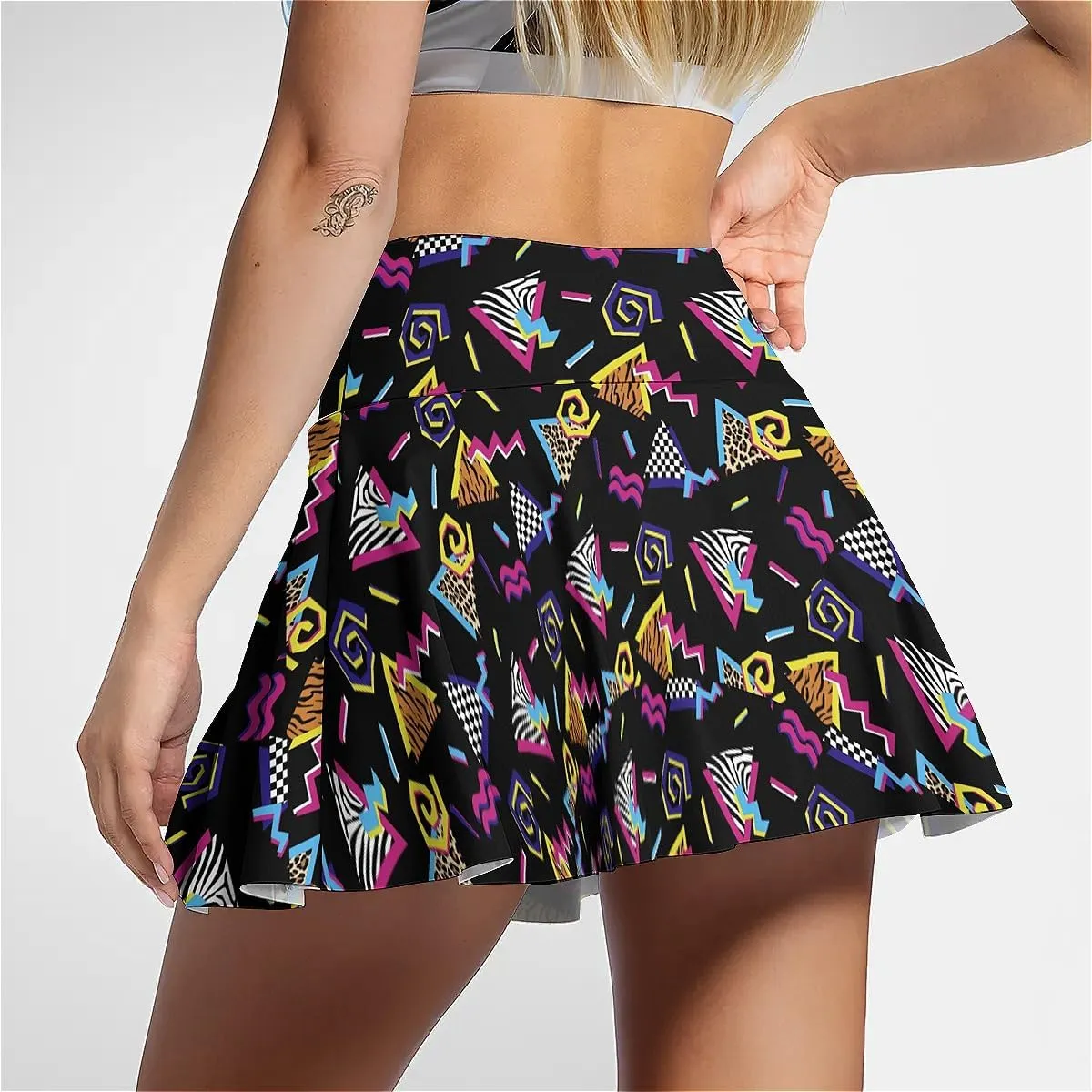 Tennis Skirt for Women with Pockets Inner Shorts, High Waisted Athletic Golf Skorts for Running Workout Sports