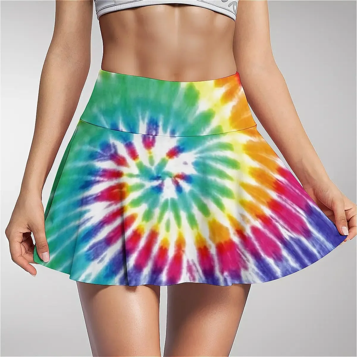 Tennis Skirt for Women with Pockets Inner Shorts, High Waisted Athletic Golf Skorts for Running Workout Sports
