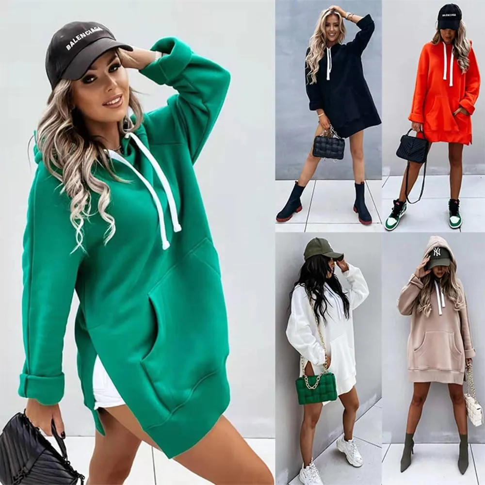 The Warmy Oversized Hoodie Dress Women, Oversized Hoodie Dress for Women, First Ones Oversized Hoodies