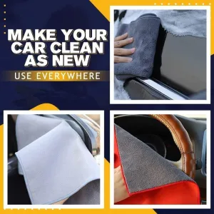 Thickened Absorbent And Hairless Deerskin Car Wash Towel