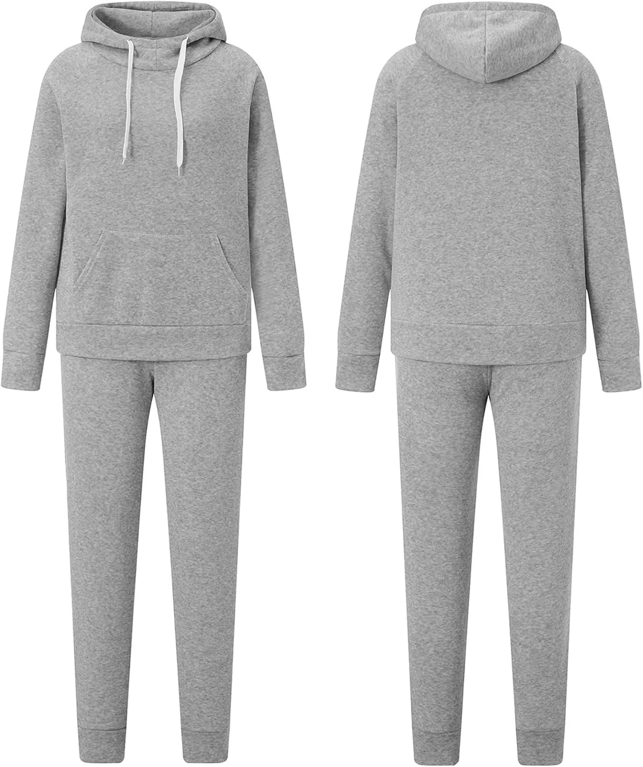 Two Piece Outfits for women Long Sleeve Hoodie Oversized Sweatshirt And Pants Sweatsuits Lounge Set with Pockets