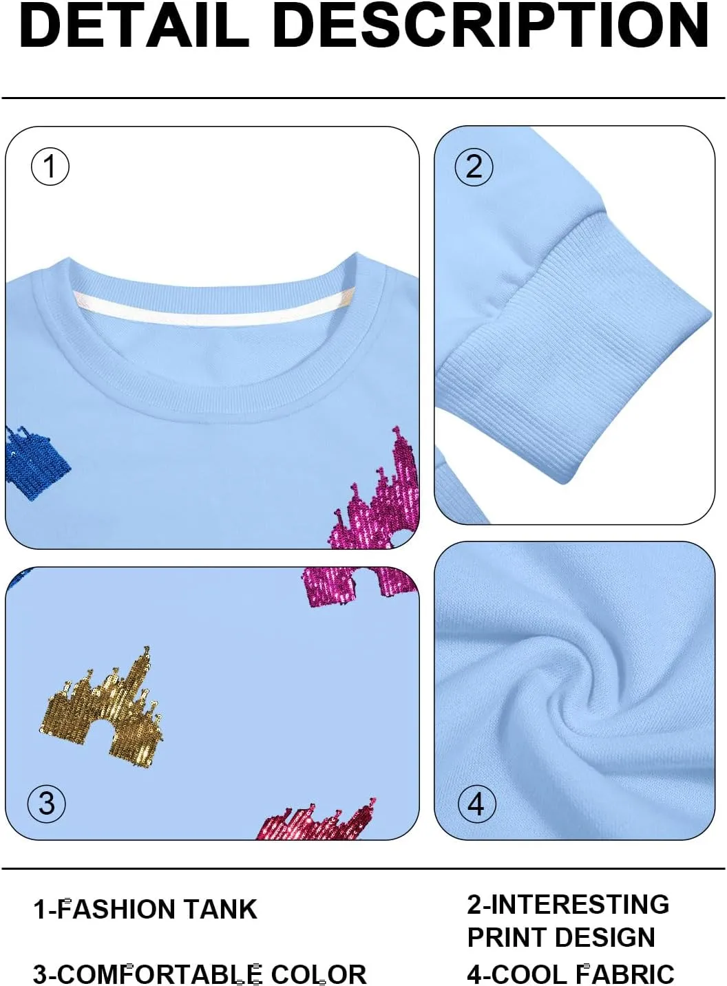 UNIQUEONE Oversized Bow Sweatshirt Womens Magic Kingdom Tee Shirt Colorful Pastel Bows Graphic Sweatshirts Holiday Pullover