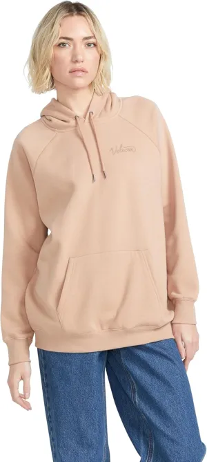 Volcom Women's Truly Stoked Ovesized Bf Hooded Fleece Sweatshirt