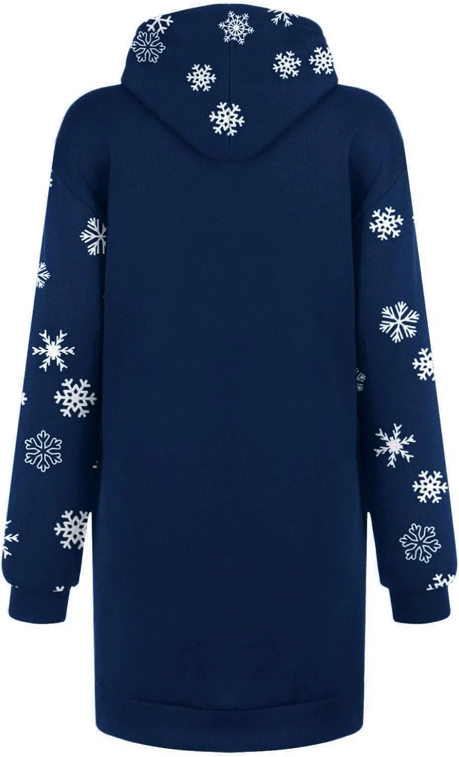 Women 2024 Christmas Hoodies Dress Long Sleeve Red Wine Glass Print Sweatshirt Tunic Oversized Xmas Hooded Party Dress