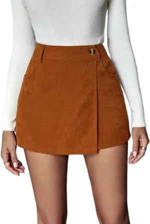 Women 2025 Summer Casual Shorts Skort