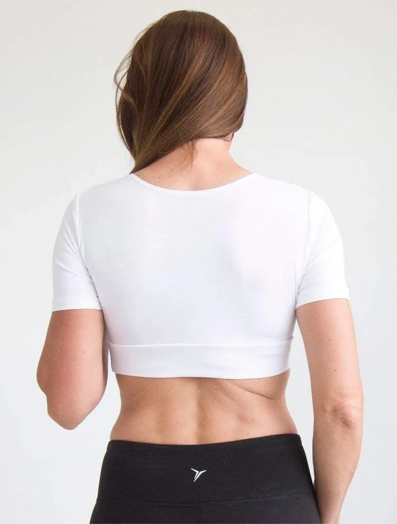 Women Tank Top Boyfriend Tee HALFTEE Half Sleeve Layering Crop Undershirt for Women & Teens XS-3X