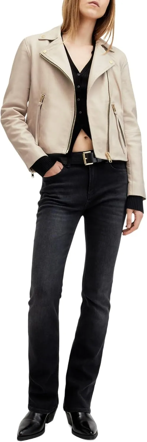 Women's Dalby Leather Biker Jacket