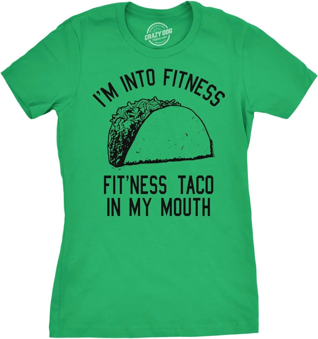 Womens Fitness Taco Funny Gym T Shirt Cool Humor Graphic Muscle Tee for Ladies