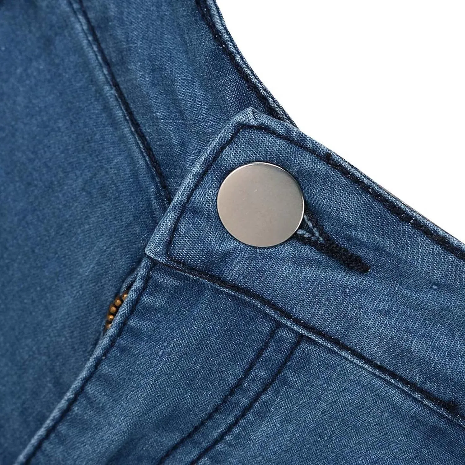 Womens Flare Jeans High Waisted Wide Leg Baggy Stretchy Skinny Destroyed Straight Leg Ankle Denim Pants Bell Bottom