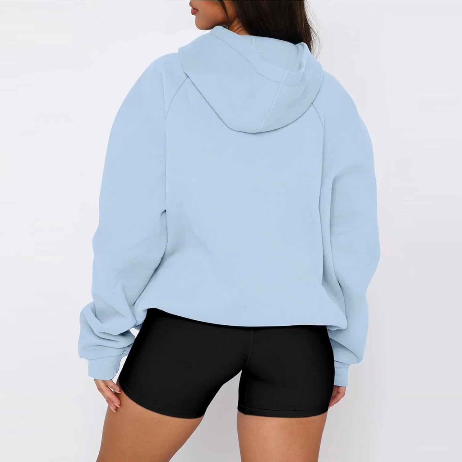 Womens Hoodie Lightweight Oversized Fleece Hooded Sweatshirt Baggy Comfy Soft Pullover Trendy Y2K Hoodies with Pocket