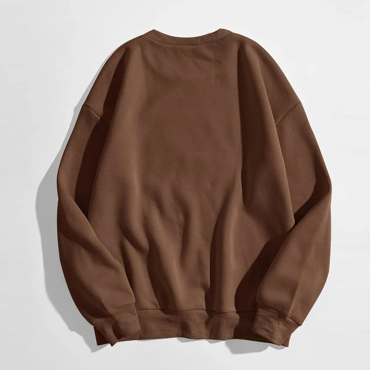Women's Letter Graphic Print Sweatshirt Cute Los Angeles Oversized Pullover Crewneck Long Sleeve Tops for Teen Girls